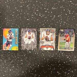 Topps Chrome All-Etch NFL Rookie Cards - Multicolor Bo Nix